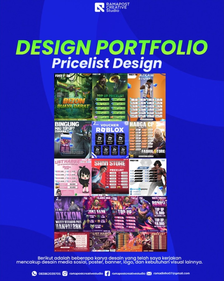 Desain Pricelist