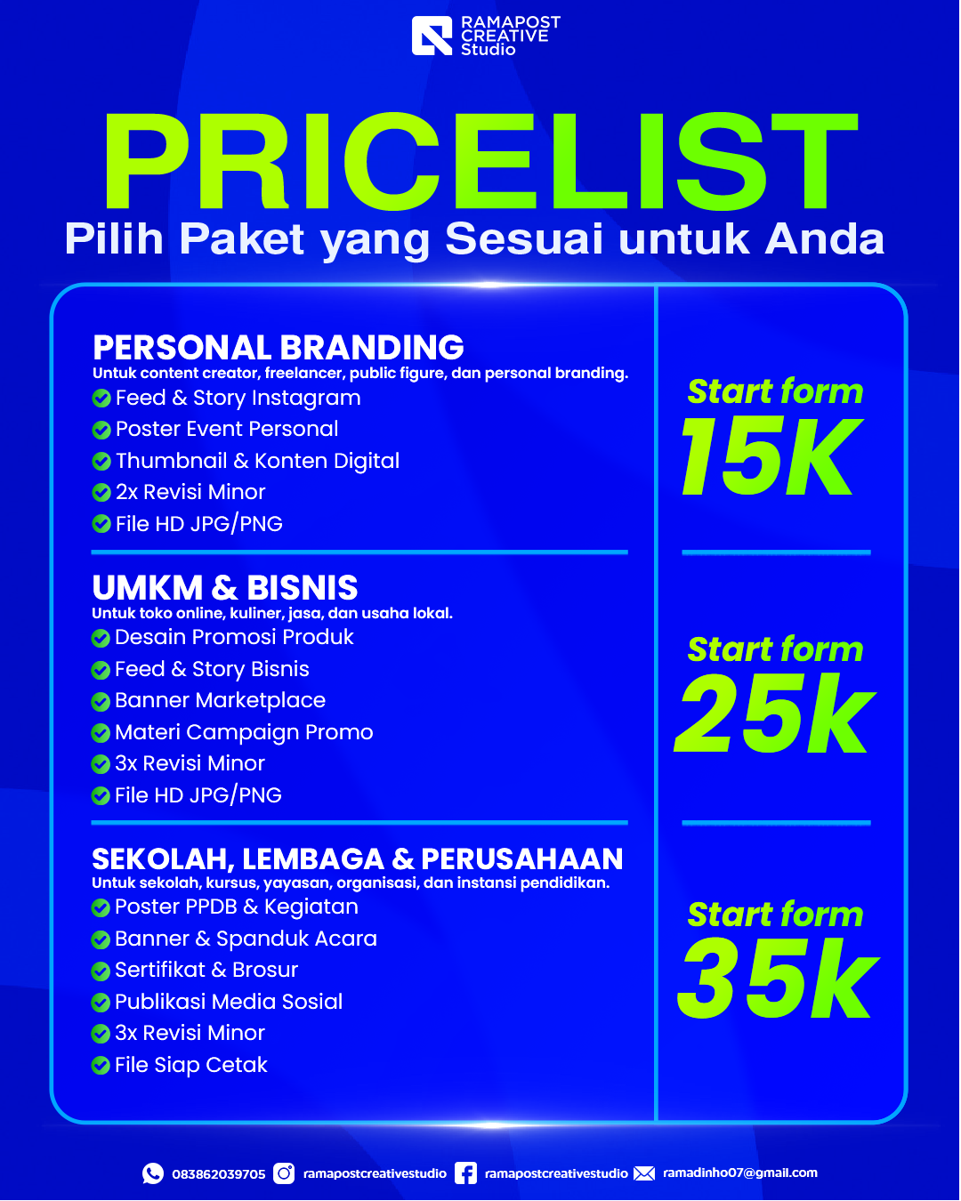 Harga Desain